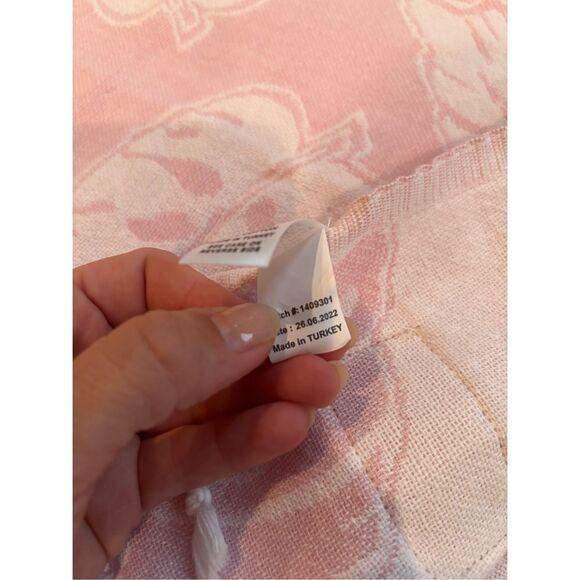 THE BEAUFORT BONNET COMPANY Turkish T Basic Beach Towel -Caicos Canopy Pink - Picture 4 of 8